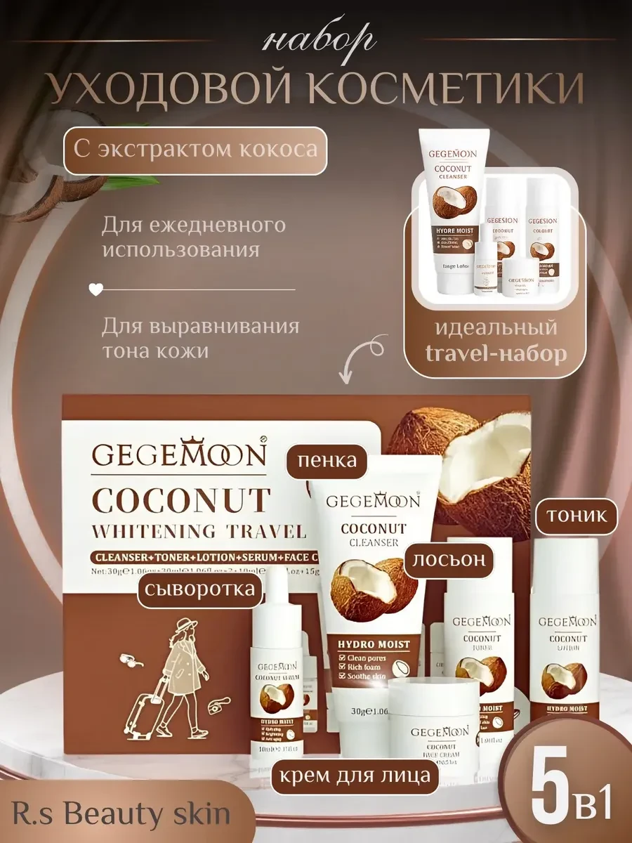 ⚡️ Подарочный косметический бьюти бокс набор для женщин, R.S BEAUTY