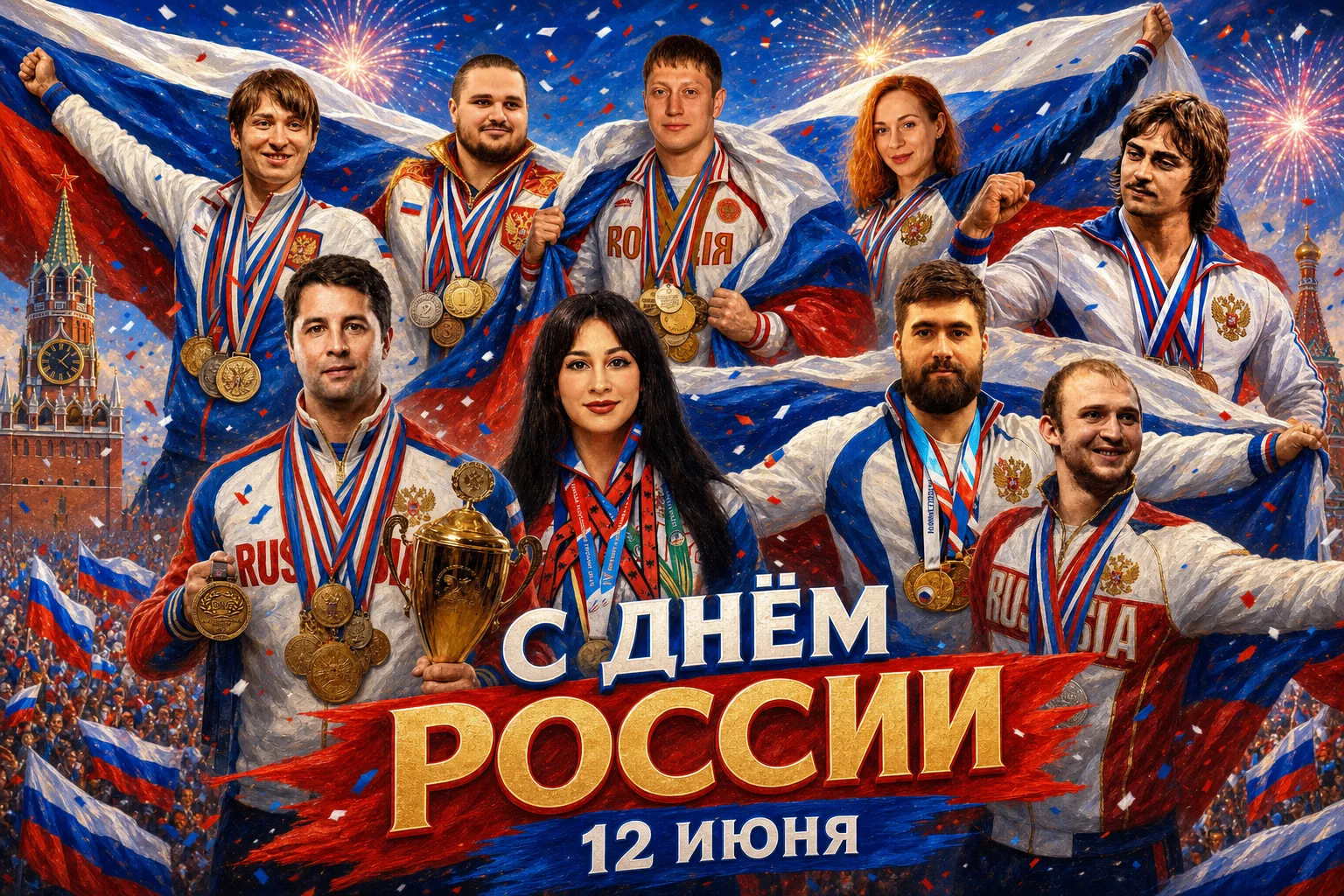 ⚡️⚡️Дорогие друзья!
От лица тяжелоатлетов Кубани поздравляем вас с Днём России🇷🇺🇷🇺🇷🇺

Этот пра