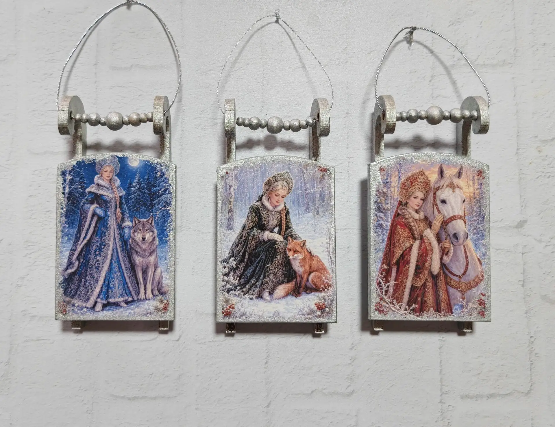 Новогодняя игрушка "Саночки" в индивидуальной упаковке 😍