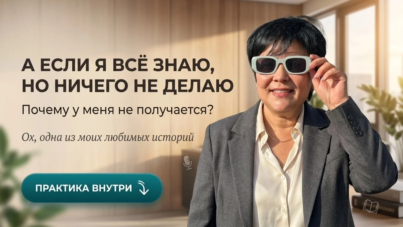 А ЕСЛИ Я ВСЁ ЗНАЮ, НО НИЧЕГО НЕ ДЕЛАЮ?