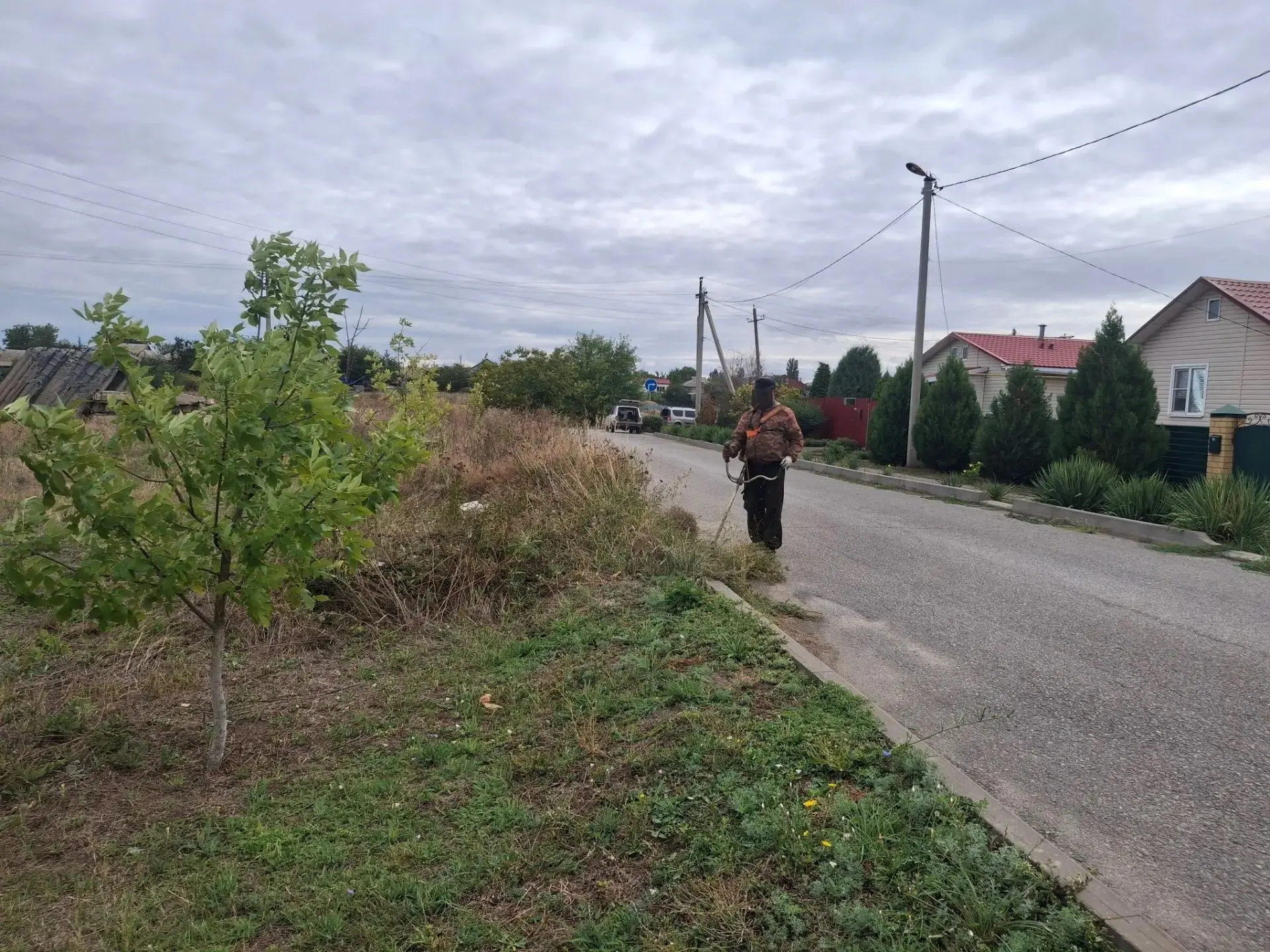 Рабочими  по благоустройству Тацинского  сельского поселения  проводятся  работы  по по...