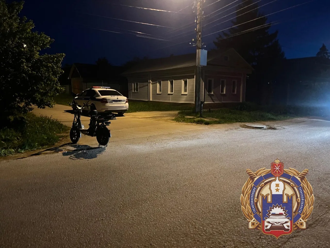 🚨🚔Тула. Было вчера вечером, рядом с домом №35А по ул. К. Либкнехта. 44-летний мужчина на электровело