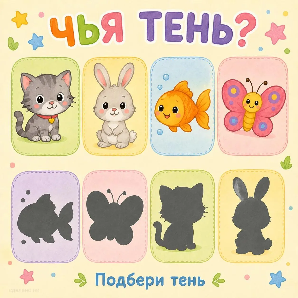 Играем и развиваем внимание!