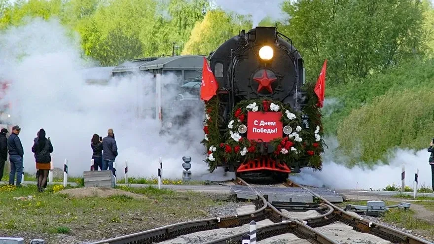 ⭐️«Эшелон Победы» начнет курсировать на Калининградской железной дороге с 25 апреля
