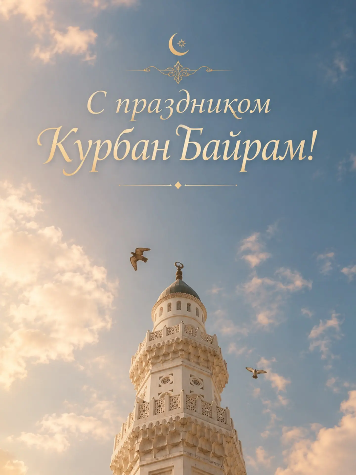 Пусть в этот священный праздник Курбан-байрам ваш дом наполнится светом, теплом и душев...