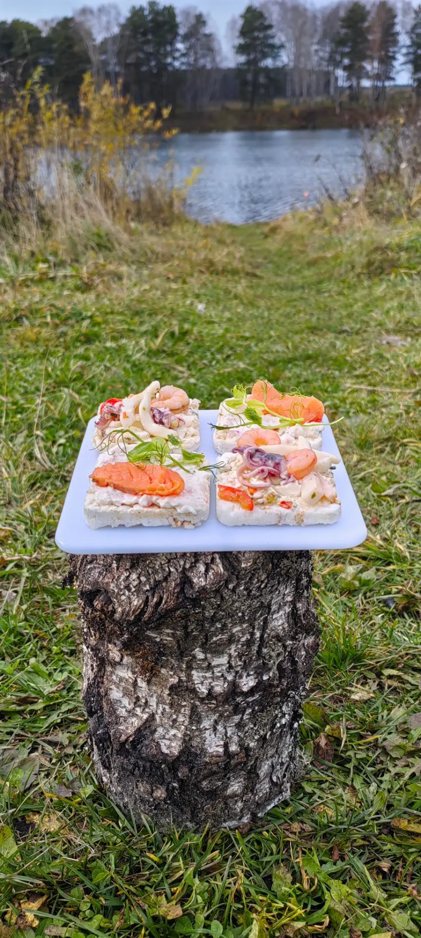 Кто сказал что на природе нельзя кушать вкусно и красиво🤔мне вот очень нравится 😊 ник...