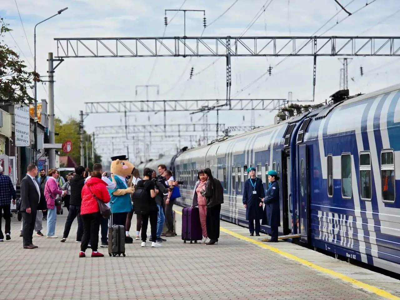 🚆Первый рейс совершил поезд Москва — Минводы