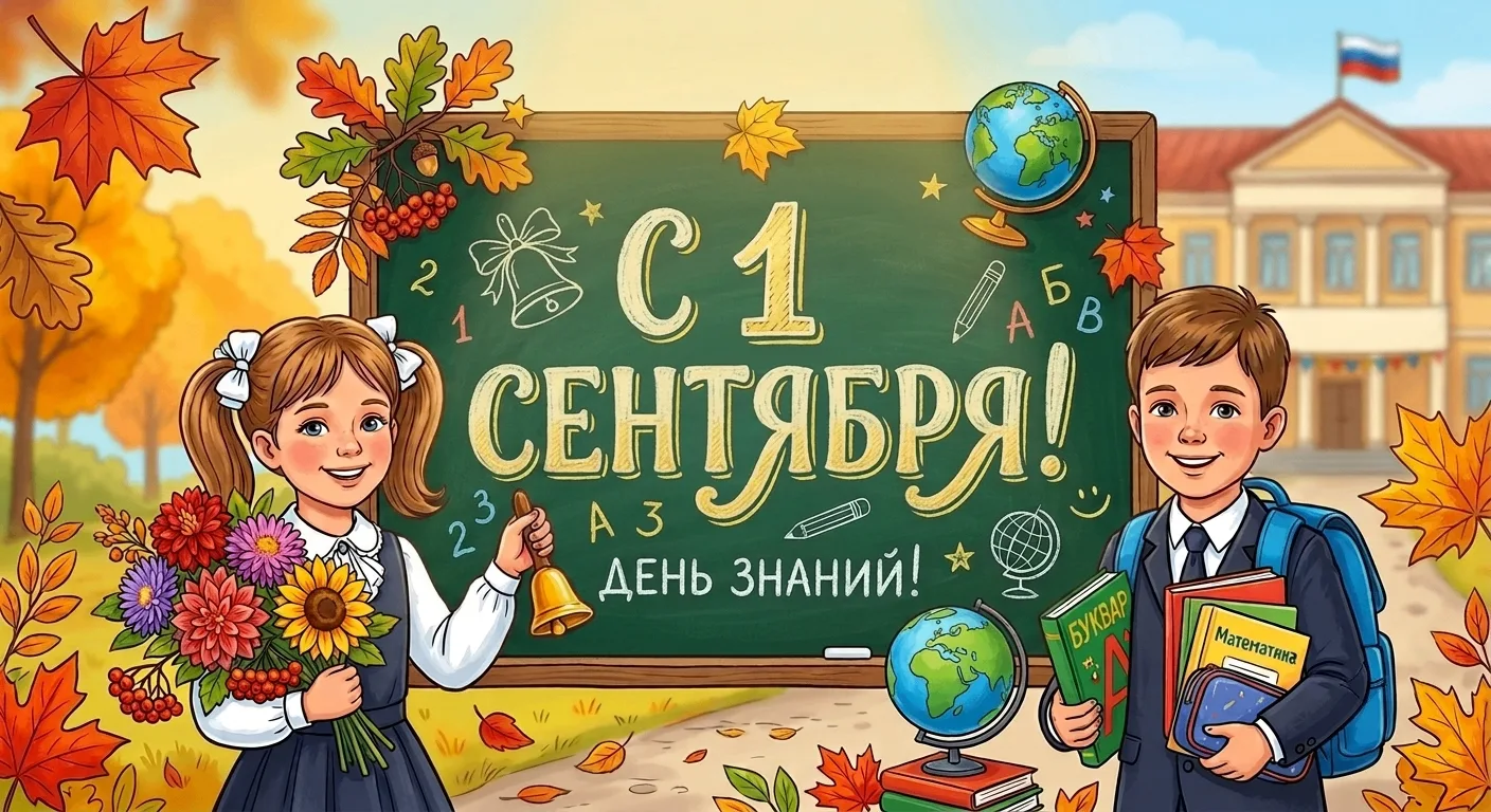 Поздравляем всех с началом нового учебного года и Днем знаний!