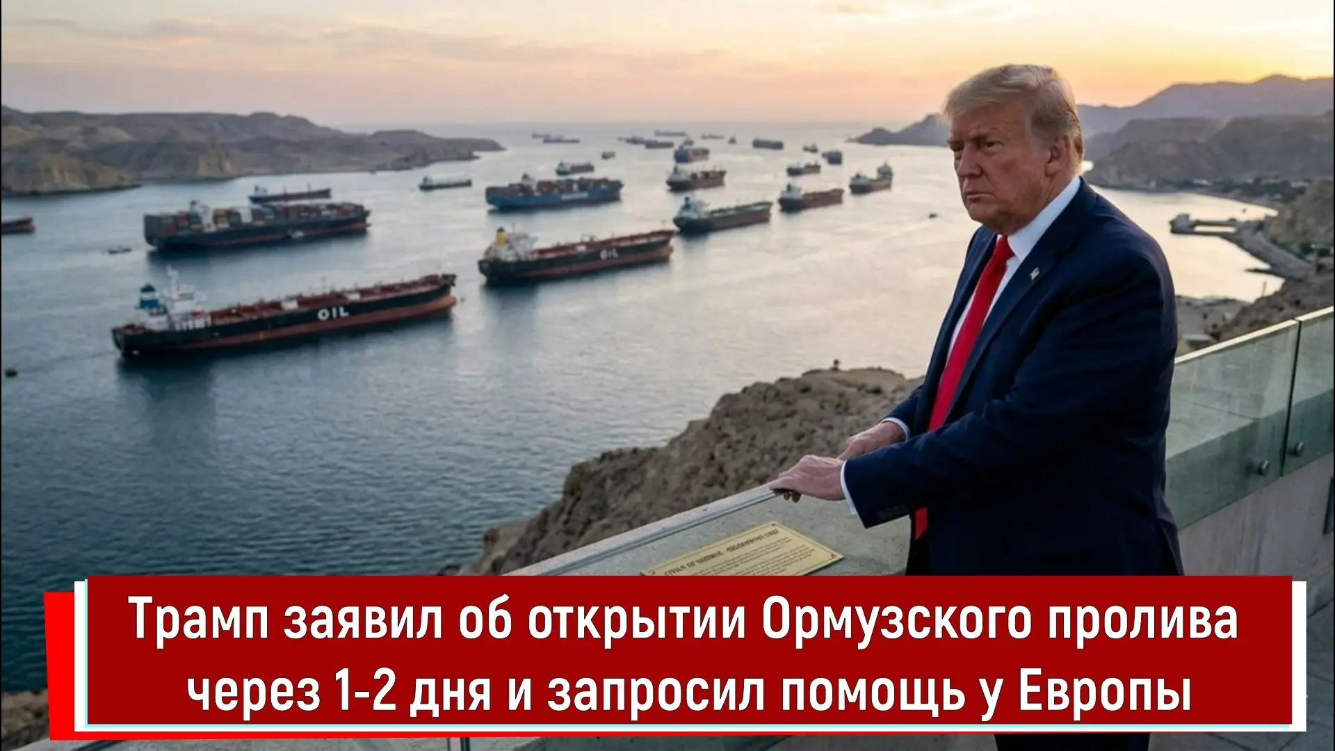 Трамп заявил об открытии Ормузского пролива через 1-2 дня и запросил помощь у Европы

📱Текстовая 