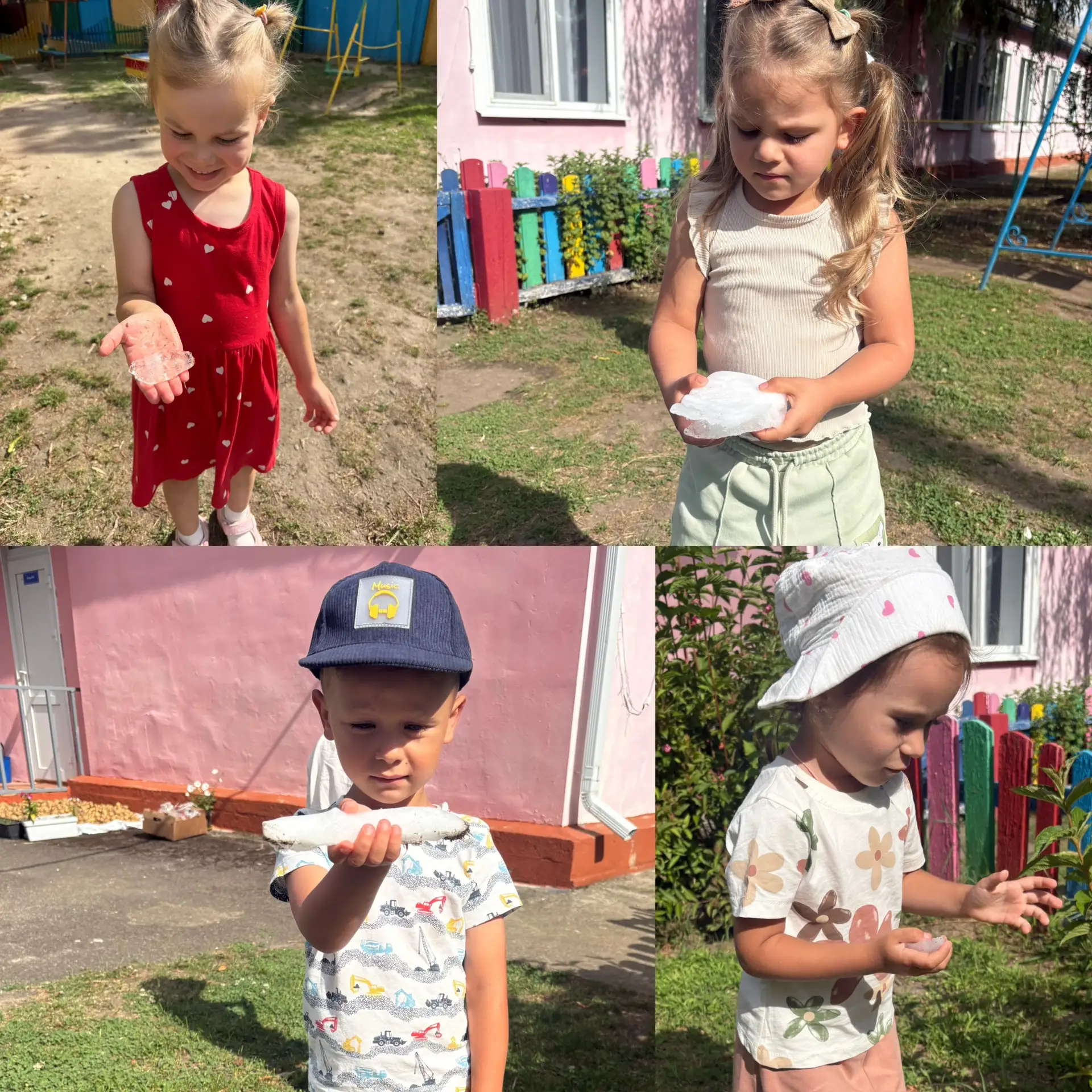 Свойства льда 🧊 
Сегодня с ребятами группы «Звездочки» провели экспериментальную деятельность «Свой