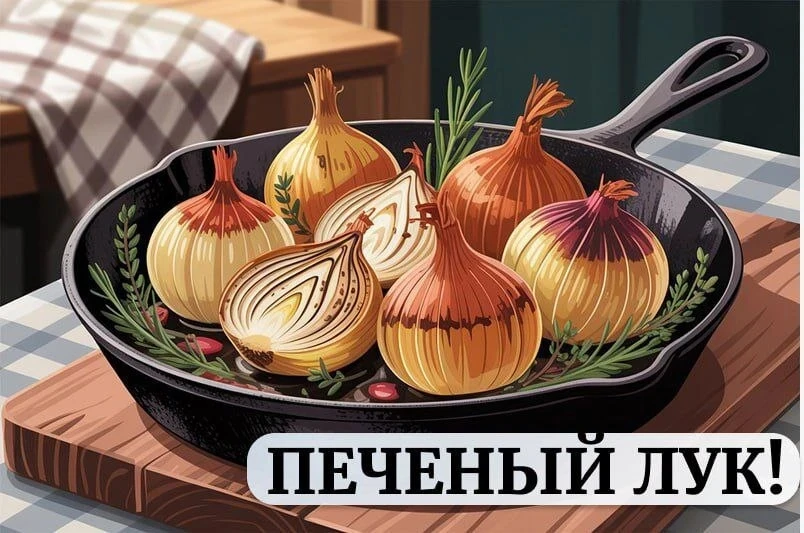 Печеный лук — ваш помощник в борьбе с диабетом! 🧅