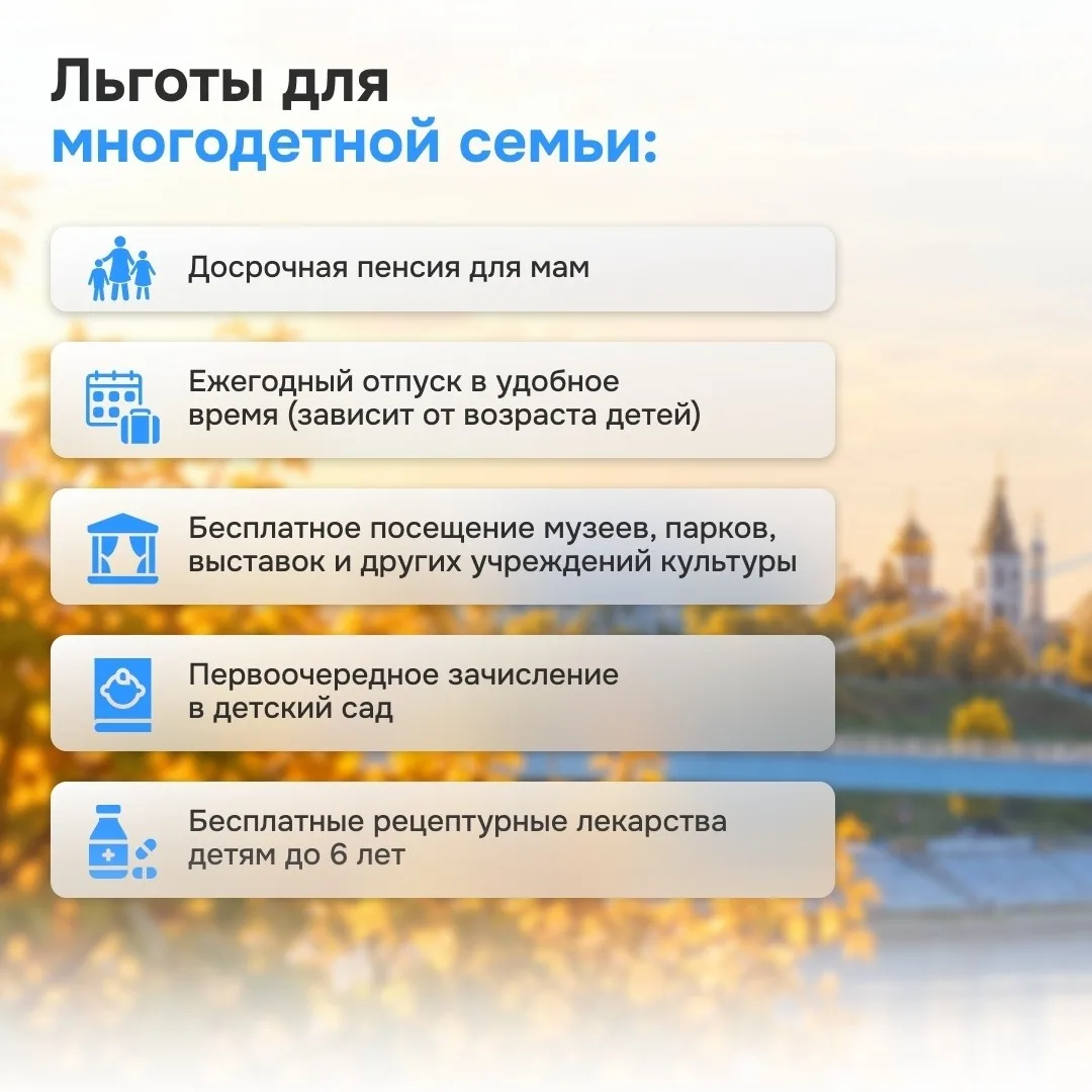 Власти Тюменской области рассказали о поддержке многодетных семей