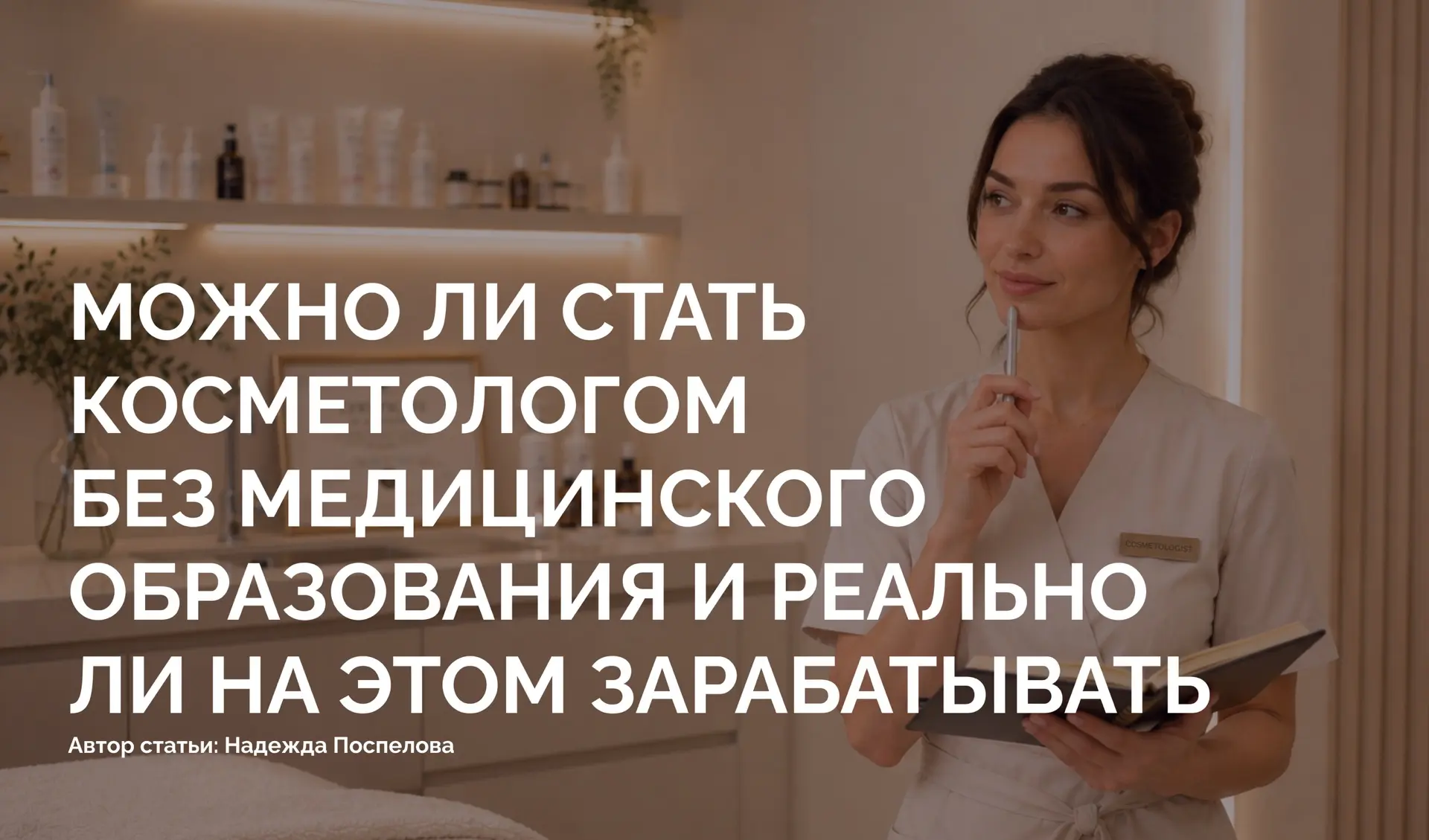 «Я бы хотела стать косметологом… но у меня нет медицинского образования» 😰