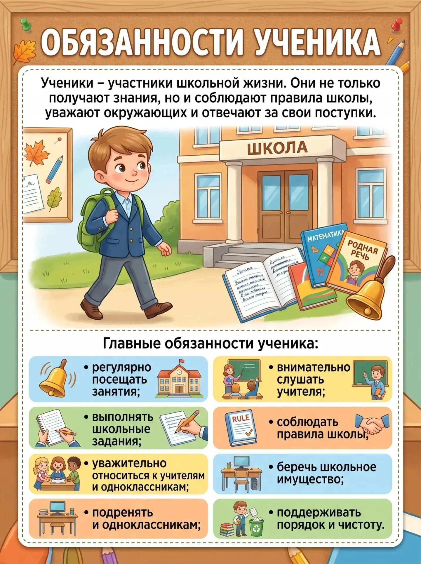 Школа — это не только уроки, оценки и домашние задания. Это ещё и место, где ребёнок уч...