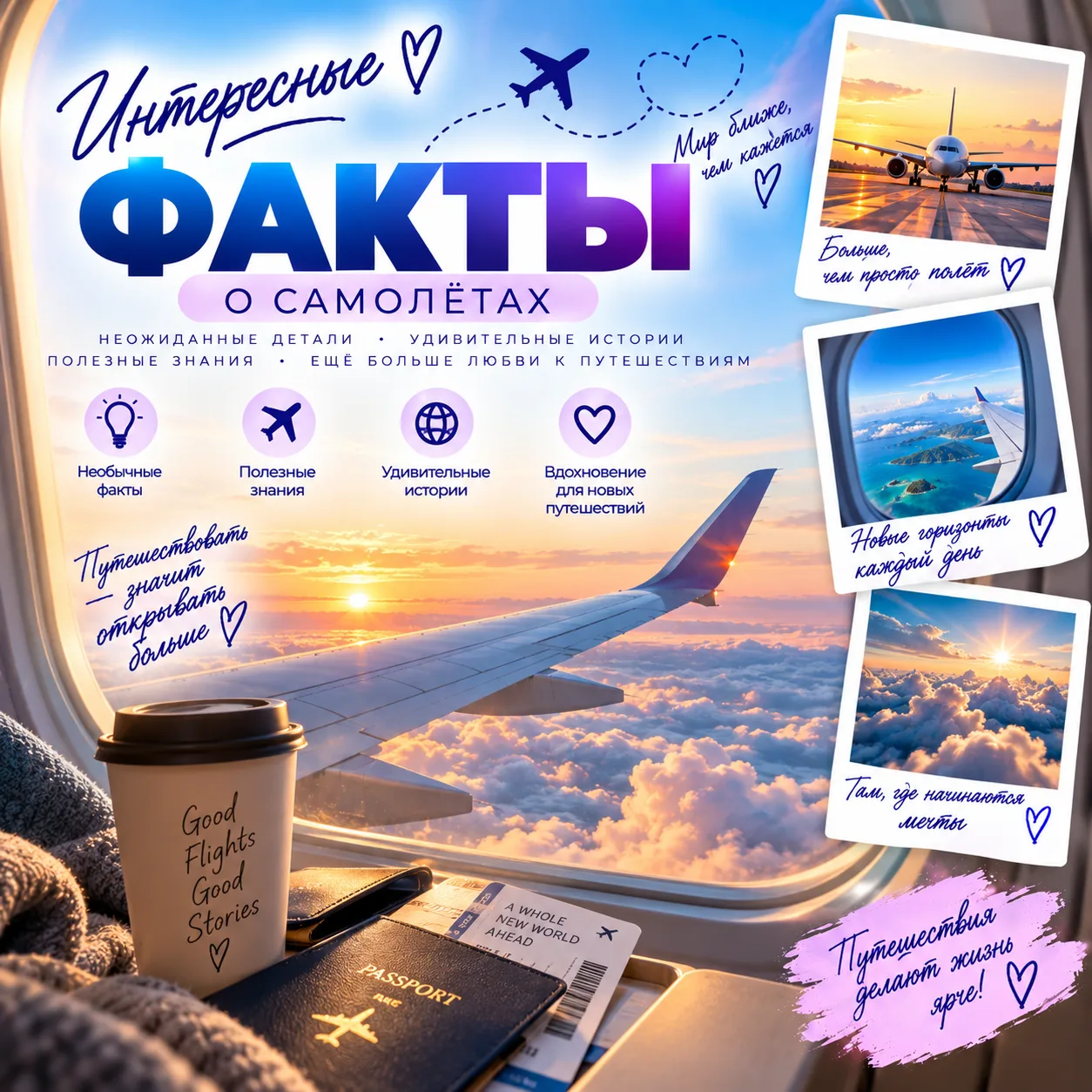 ✈️ 7 ФАКТОВ О САМОЛЁТАХ, О КОТОРЫХ ВЫ МОГЛИ НЕ ЗНАТЬ