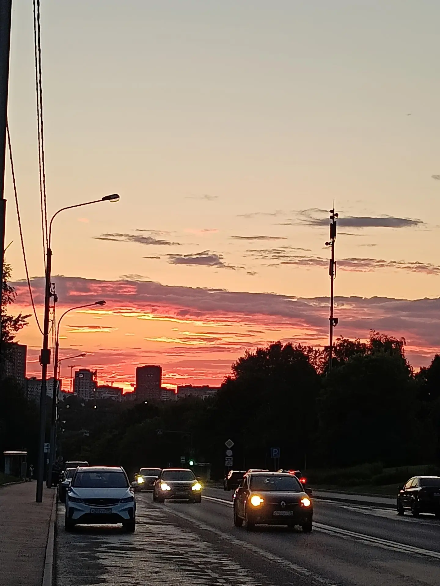 Прогулка вечером)