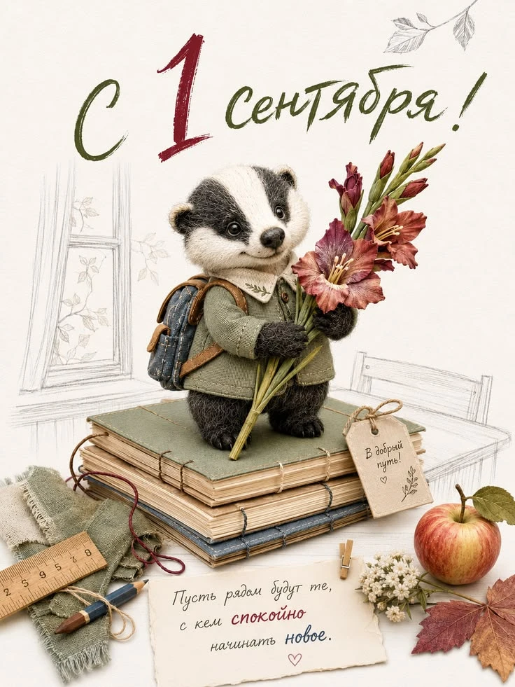 Дорогие читатели, поздравляю вас с 1 сентября! 🍂📚