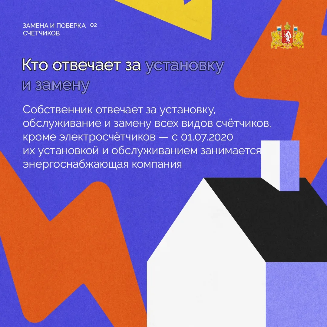 Когда менять счётчики, кто за них отвечает и как начисляется плата, если прибор вышел из строя?  Соб