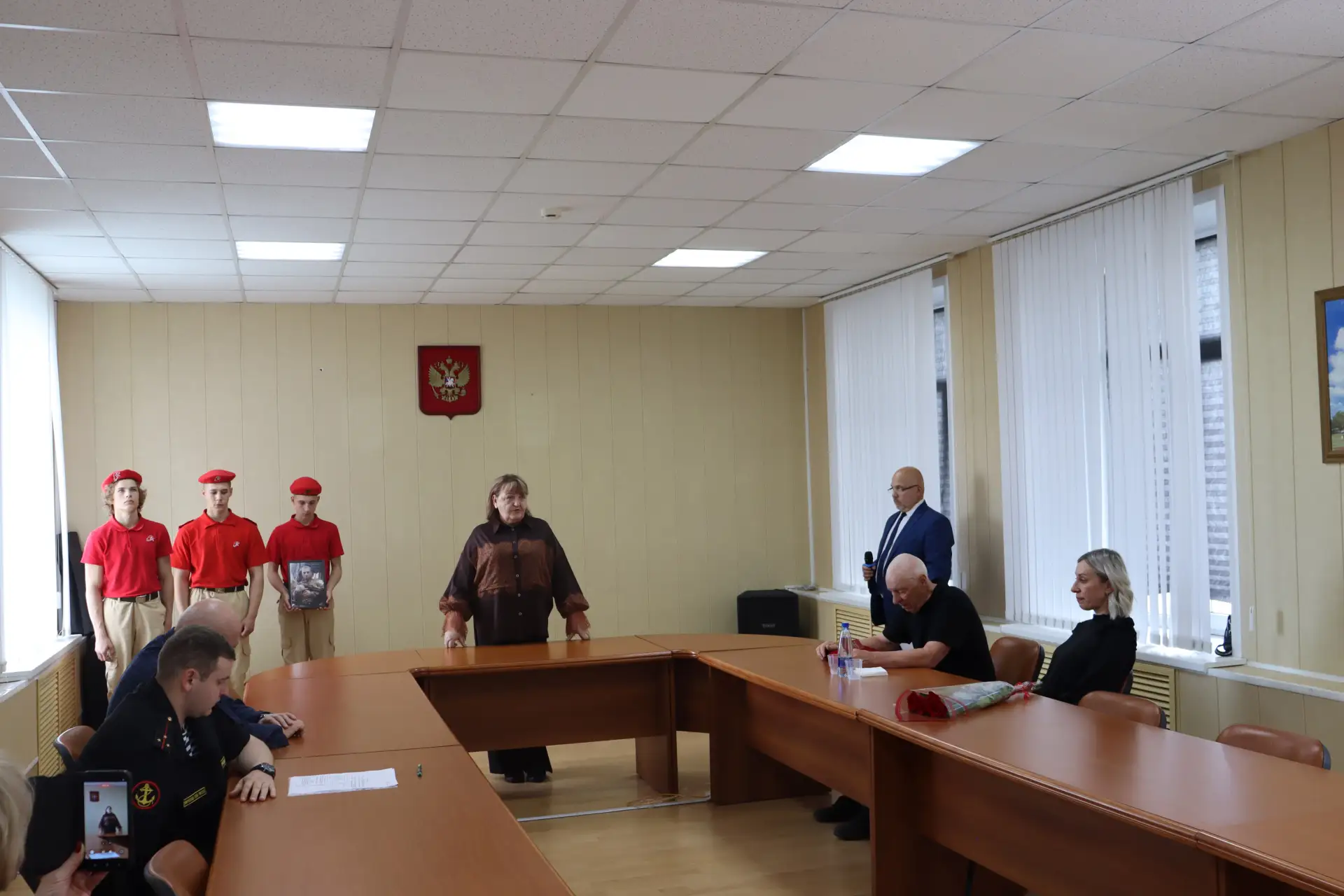 В Администрации Лискинского муниципального района состоялась церемония передачи Ордена ...