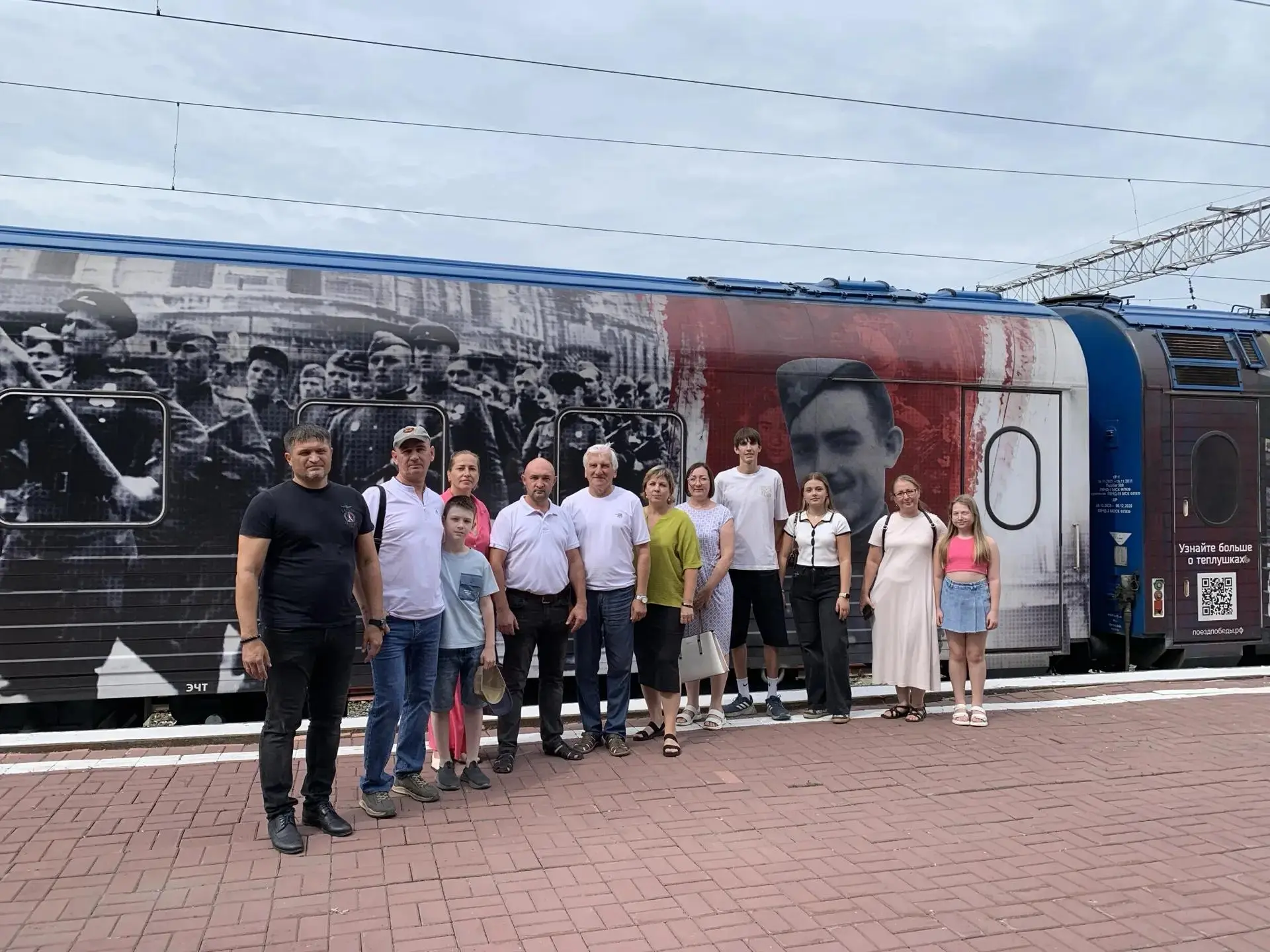 Сегодня на железнодорожный вокзал областной столицы в Кемерово прибыл легендарный железнодорожный со