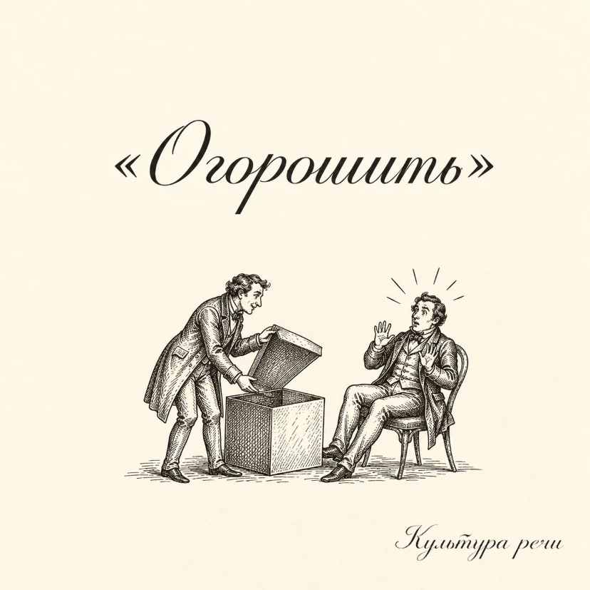 Огорошить