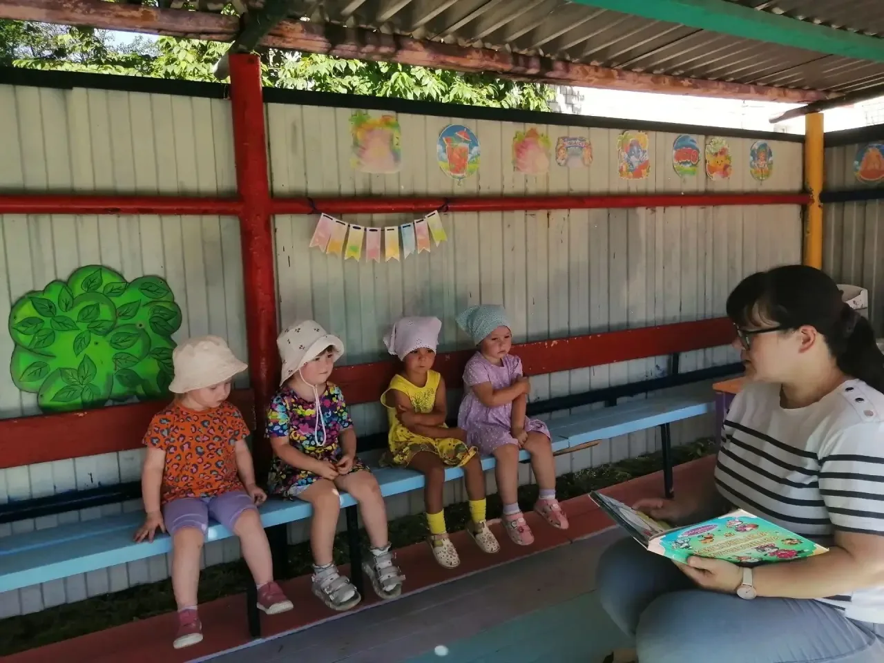 Солнечный день в детском саду: знакомство с природой.
Сегодня ребята из 5 группы вместе со своей люб