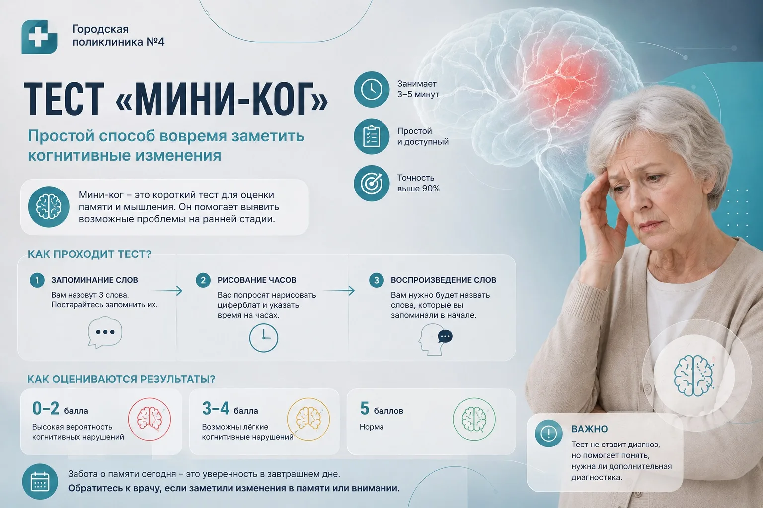 🔴Возрастная забывчивость или тревожный звоночек?

Жалобы на память и усталость у пожилых - привычно