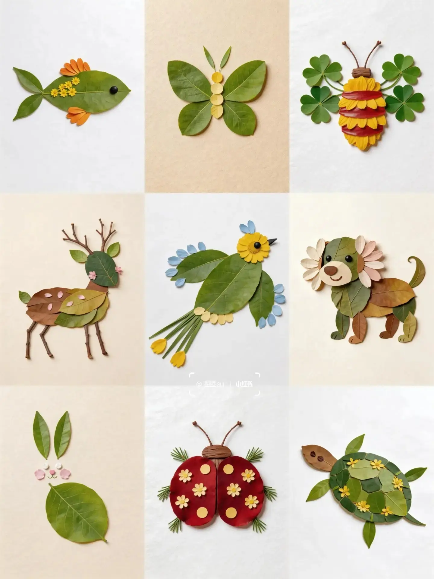 Πoдeлки из листикoв 🌿🍂