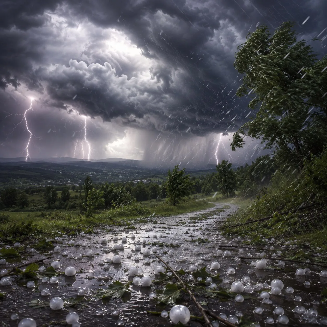 ⛈ Три дня дождей, гроз и града возможны в ЛНР, предупреждает МЧС.

До конца суток 12 июня, в течение