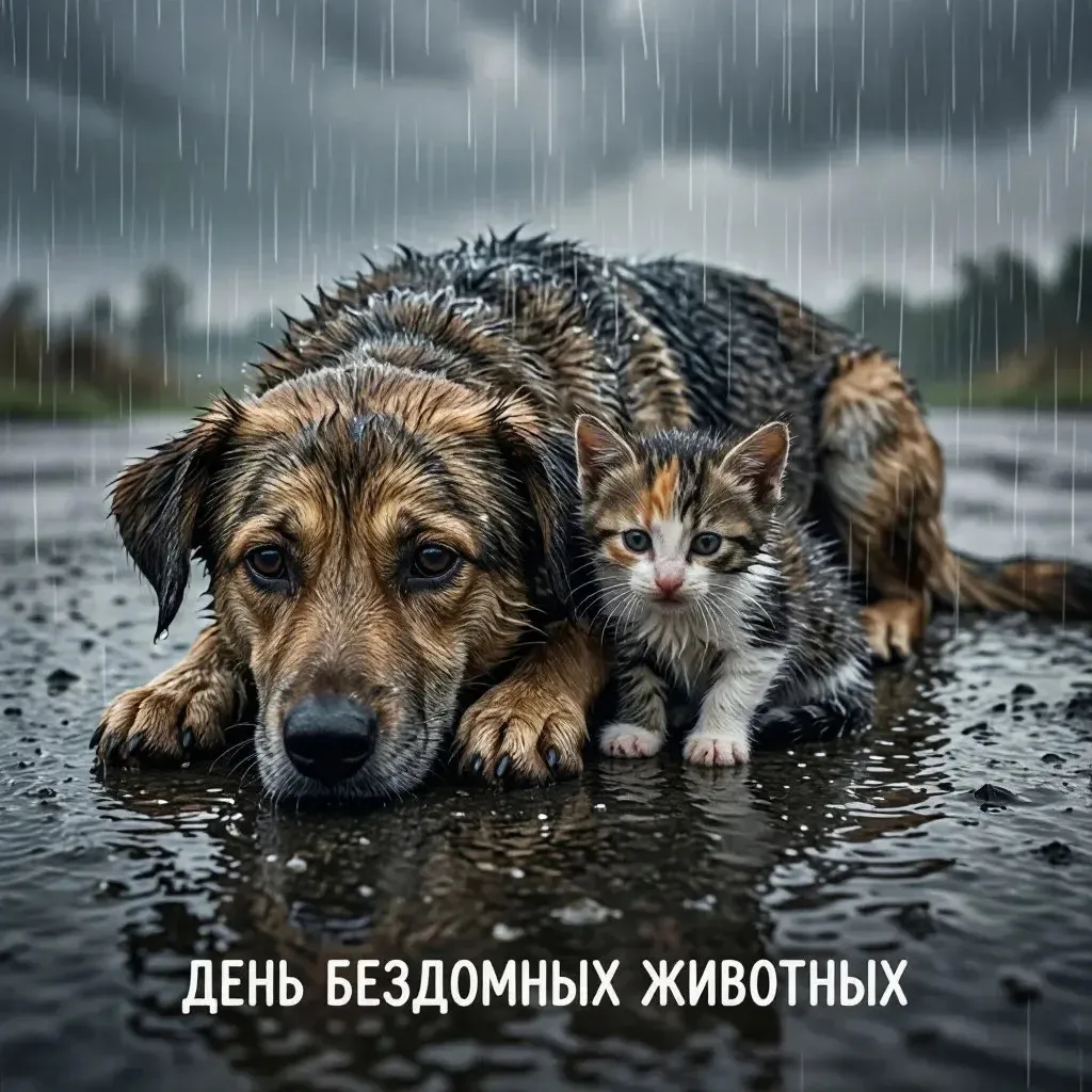 🐾 Сегодня — День бездомных животных.