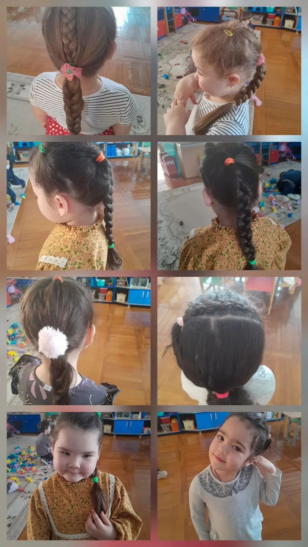 Средняя группа
Воспитатель: Дзидаханова Б.В.
" Салон красоты"
Такие прически только в нашем салоне !