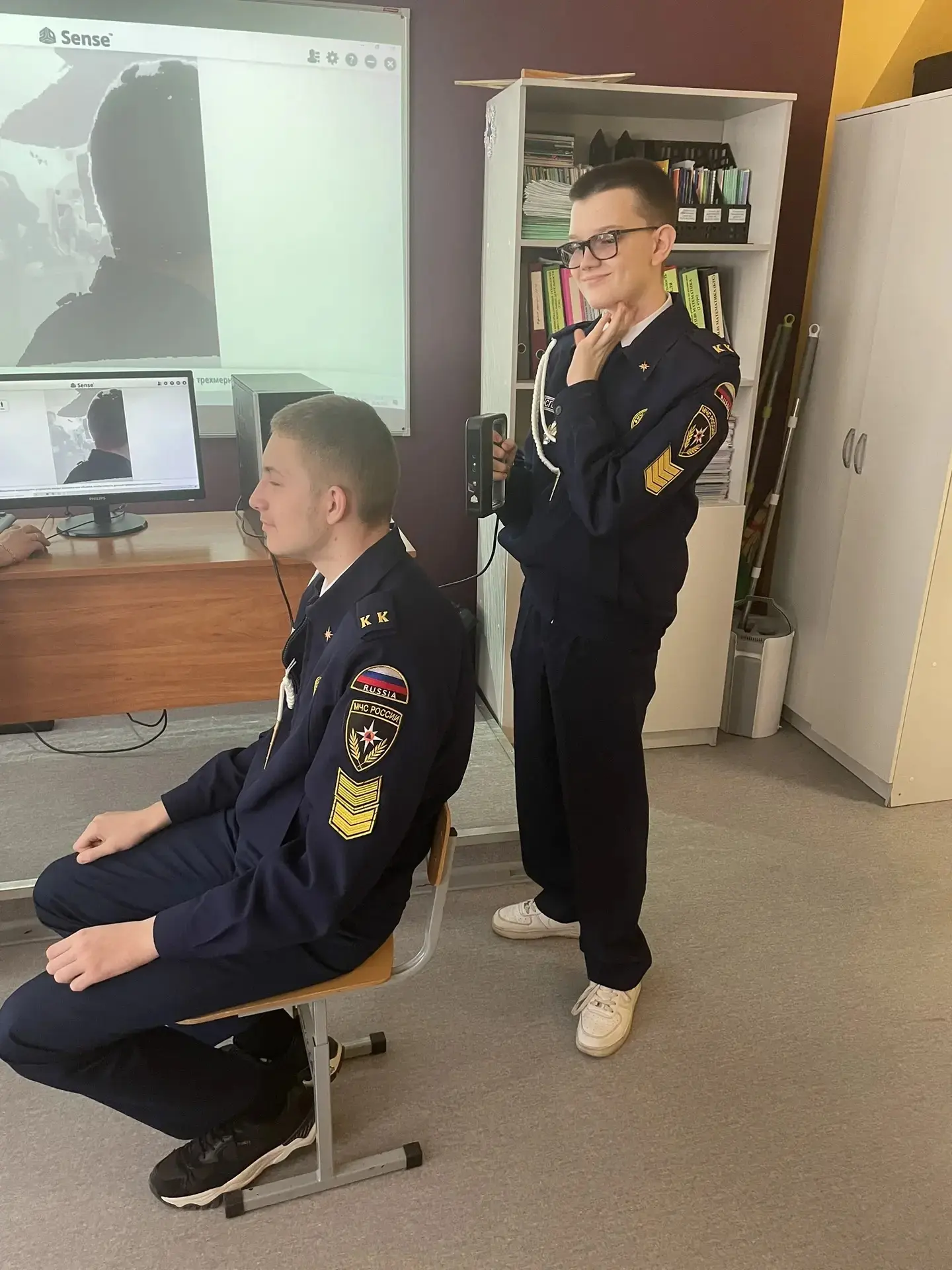 Билет в будущее.  Профпробы.    25 марта кадеты 8 «Б» класса приняли участие в профессиональной проб