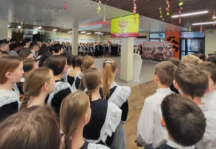 ПАМЯТЬ🎗УВАЖЕНИЕ🕊ГОРДОСТЬ🇷🇺  🗓 Сегодня, в МБОУ "Кугесьская СОШ № 1", прошло торжественное мероприятие