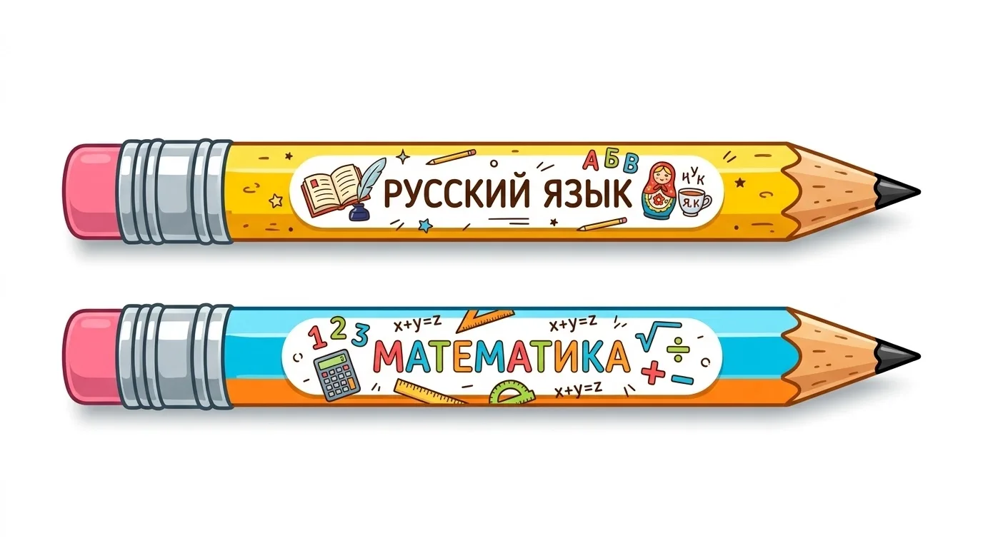 ✏️Карандаши с предметами для подвижного расписания