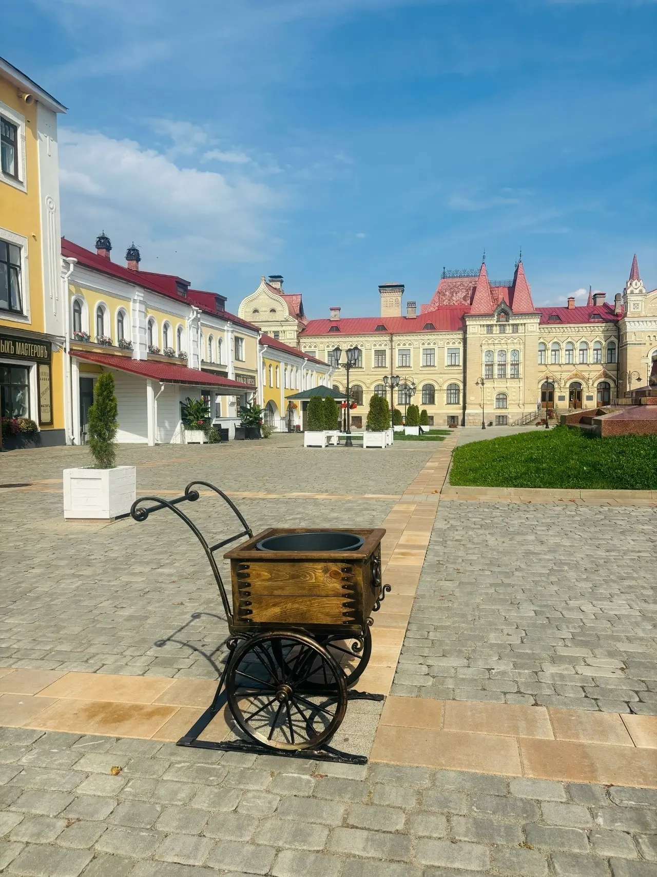 Исторический центр Рыбинск продолжает наполняться деталями
