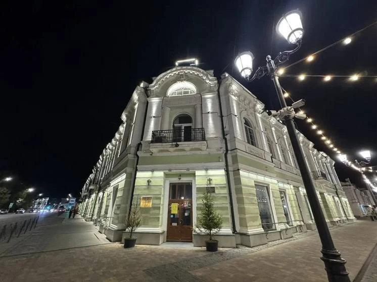 😍Дом купца Шоршорова в Тамбове засиял современной подсветкой
