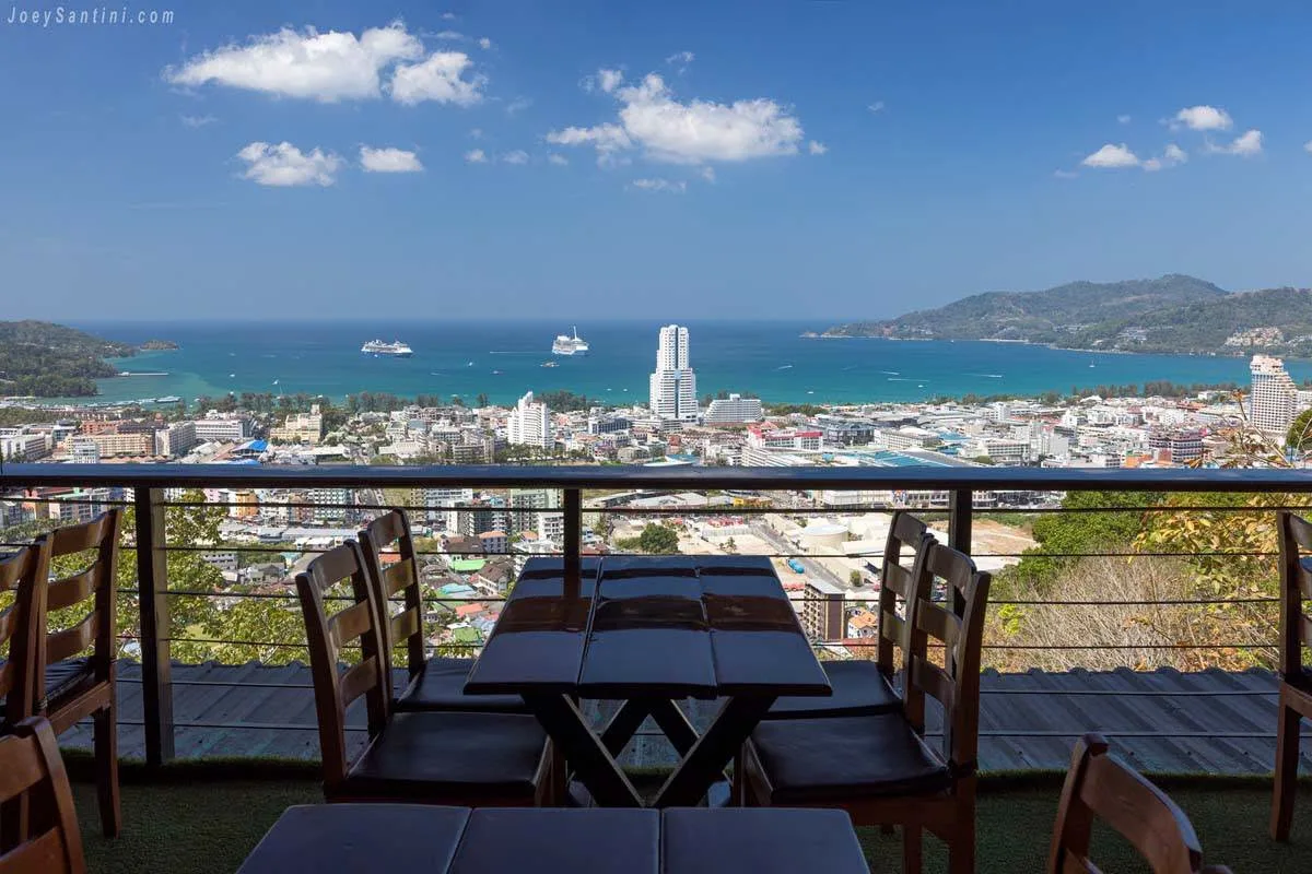 Patong Sunset View Restaurant. Вид на пляж Патонг, Пхукет