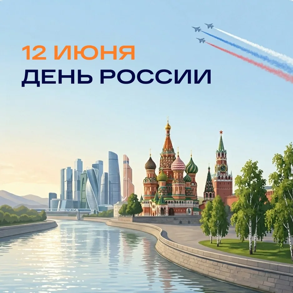 Поздравляем вас с Днём России!