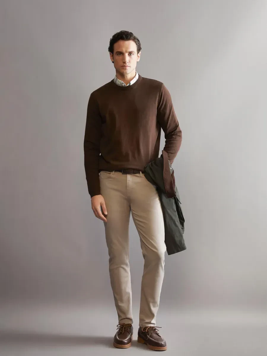 🟩 61,4% Брюки Чино Мужские Slim Fit | LC Waikiki