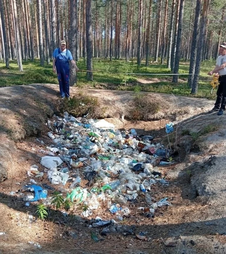 ♻️В Суоярвском округе ликвидировали очередную несанкционированную свалку