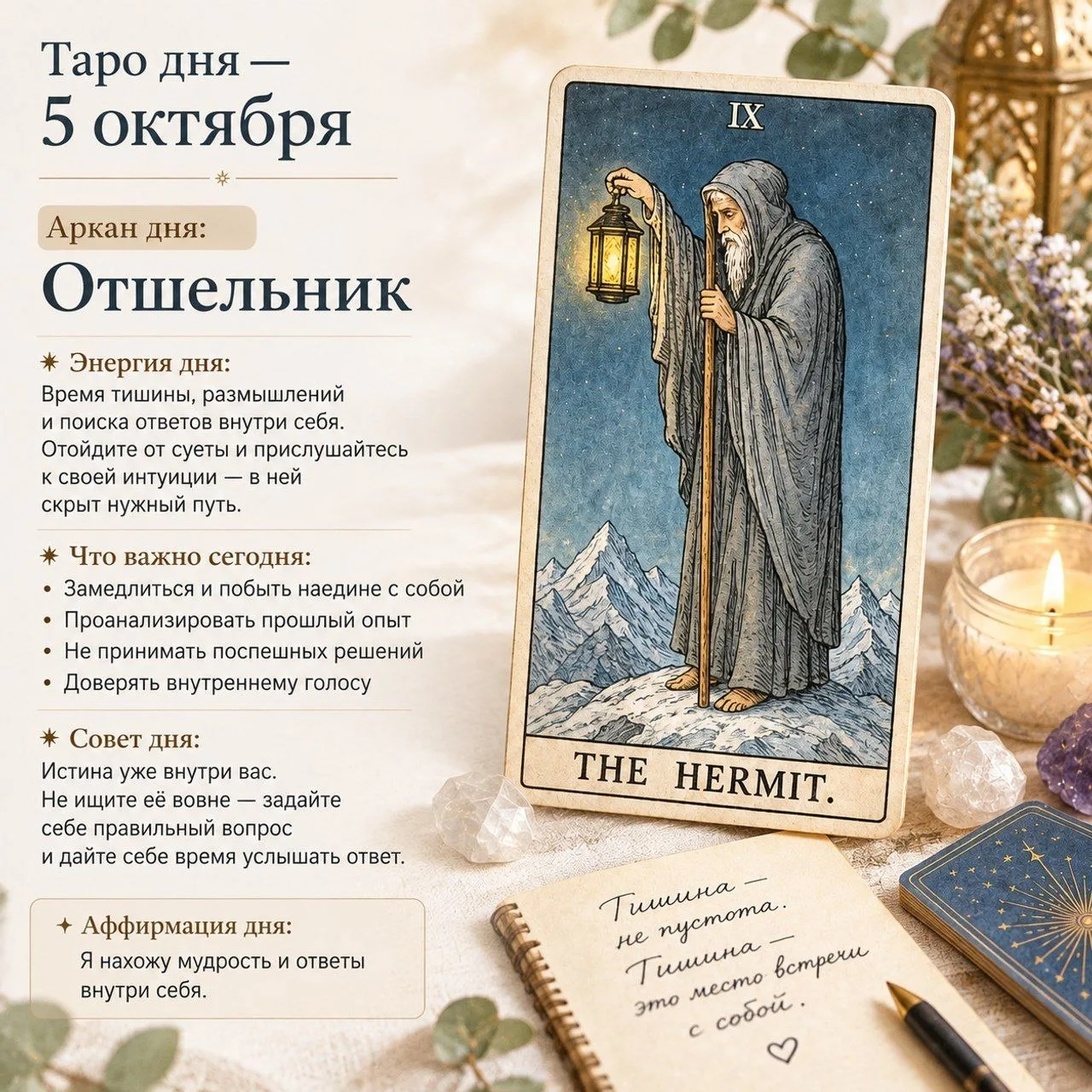 Таро дня — 5 октября 🔮