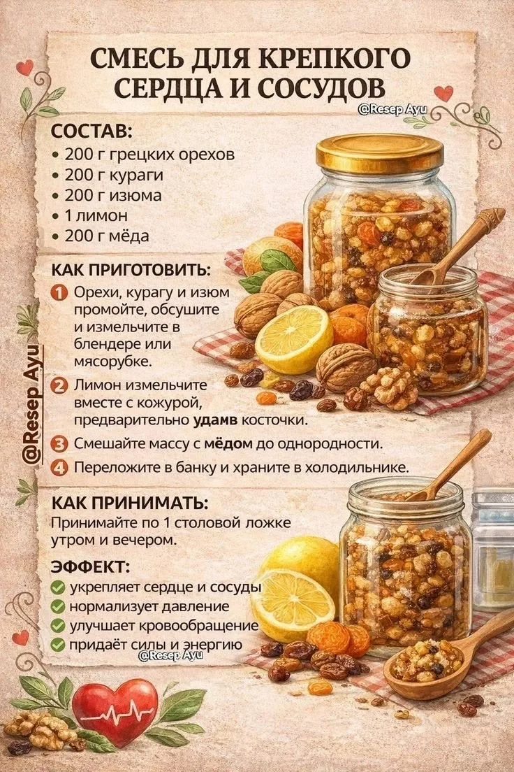 Смесь для крепкого сердца и сосудов