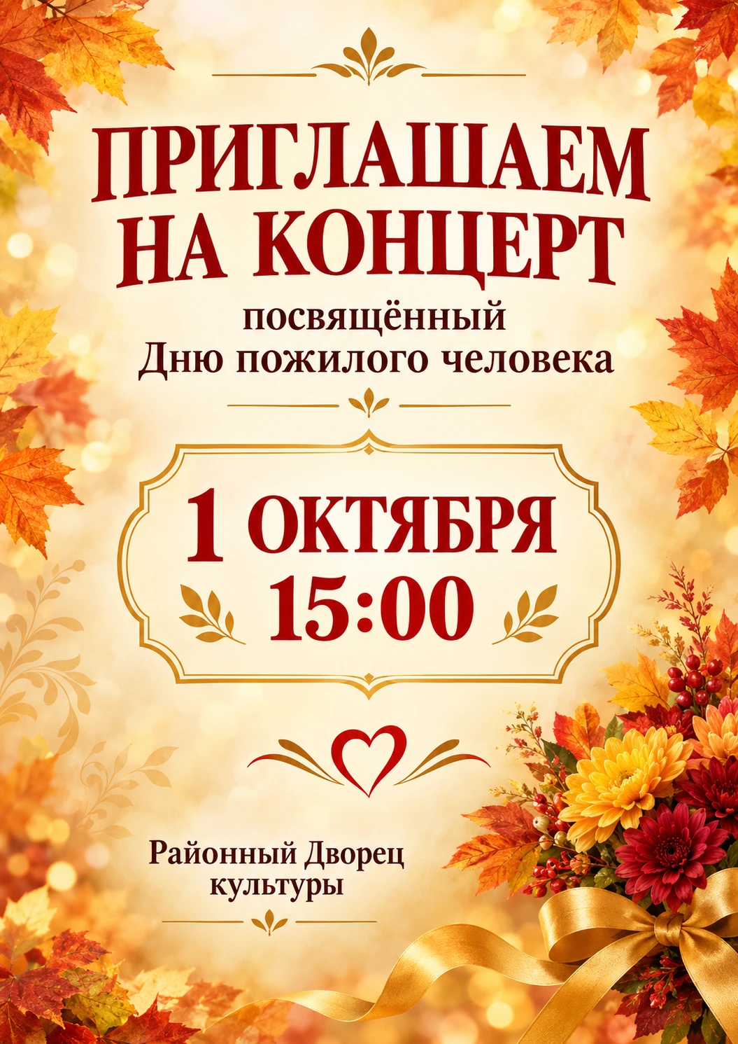 🍂Приглашаем на концерт!