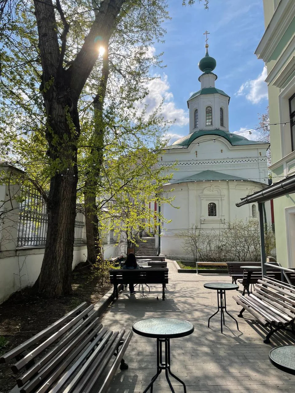 ⛪ Черниговское подворье с колокольней храма Усекновения главы Иоанна Предтечи под Бором  На первом я