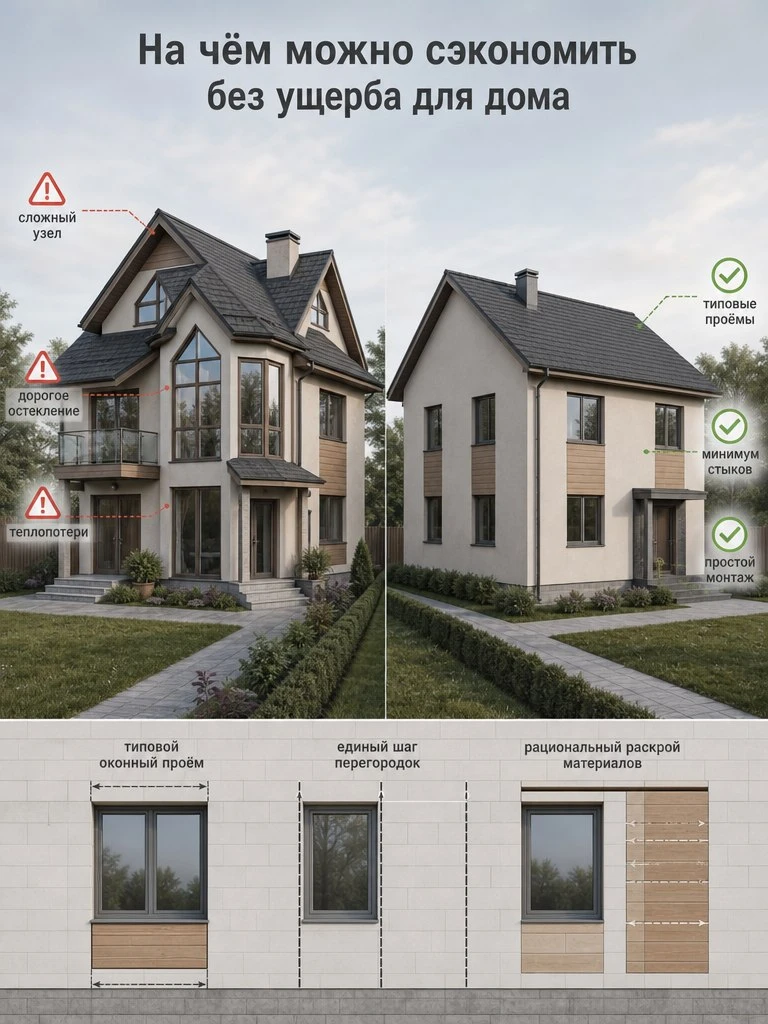 🏠 На чём реально можно сэкономить при строительстве — и не пожалеть потом
