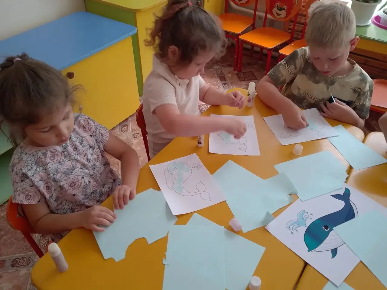 Сегодня , 23 июля, Всемирный день синего кита и дельфинов!🐳🐬
У ребят старшей группы прошло увлекат