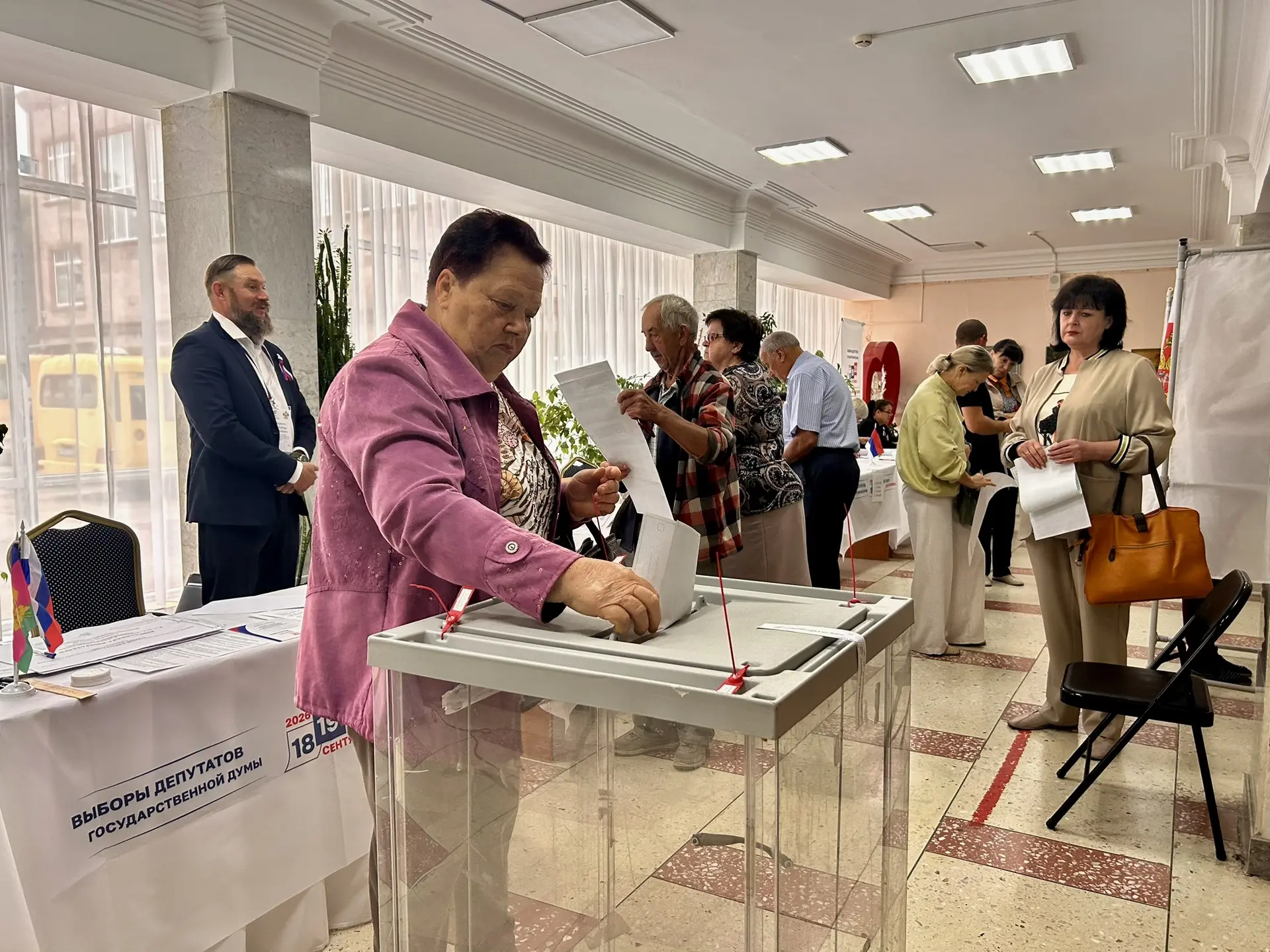 🗳️ В Тбилисском районе стартовало трёхдневное голосование.