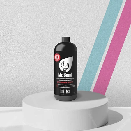Mr.Bond Plumber 848 Реагент для очистки канализационных засоров, 1л (СВЕРХБЫСТРЫЙ