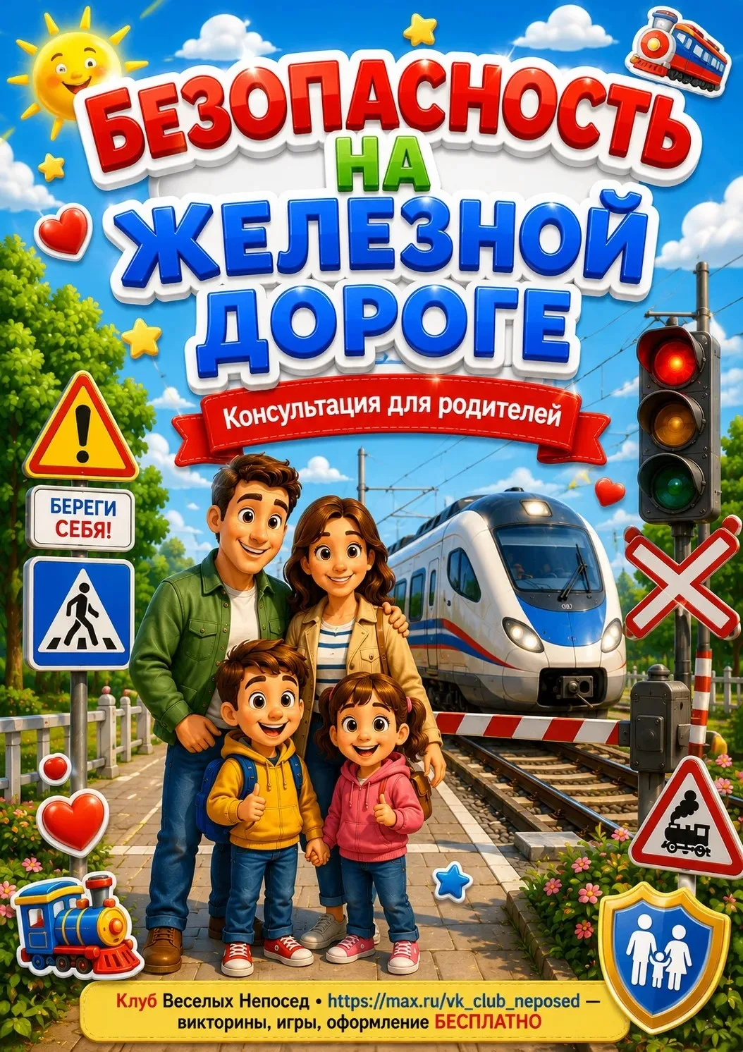 🚂Безопасность на железной дороге🛤️

Железная дорога – зона повышенной опасности. Несоблюдение прав