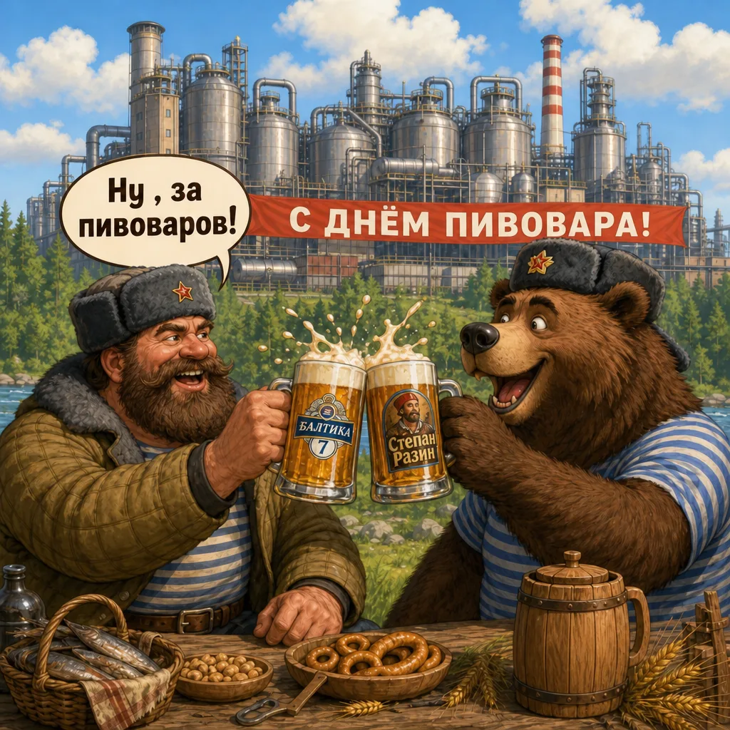 Ежегодно во вторую субботу июня на территории нашей богоспасаемой Родины чествуют мастеров пивоварен